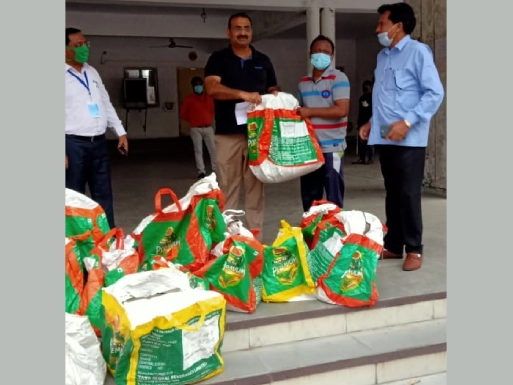 50 dry ration packets handed over to City Magistrate Office Greater Noida